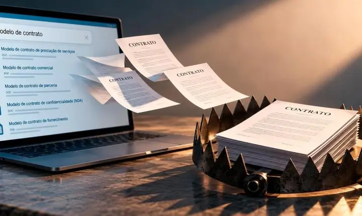 O perigo dos contratos copiados da internet